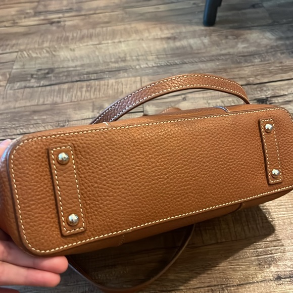 Dooney & Bourke Pebble Grain Lexington Small Leather Shopper, caramel - Picture 3 of 10